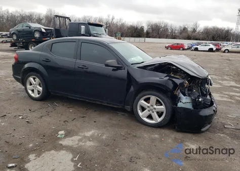 2013 Dodge Avenger Se из США, поврежденный, VIN 1C3CDZAB8DN534947